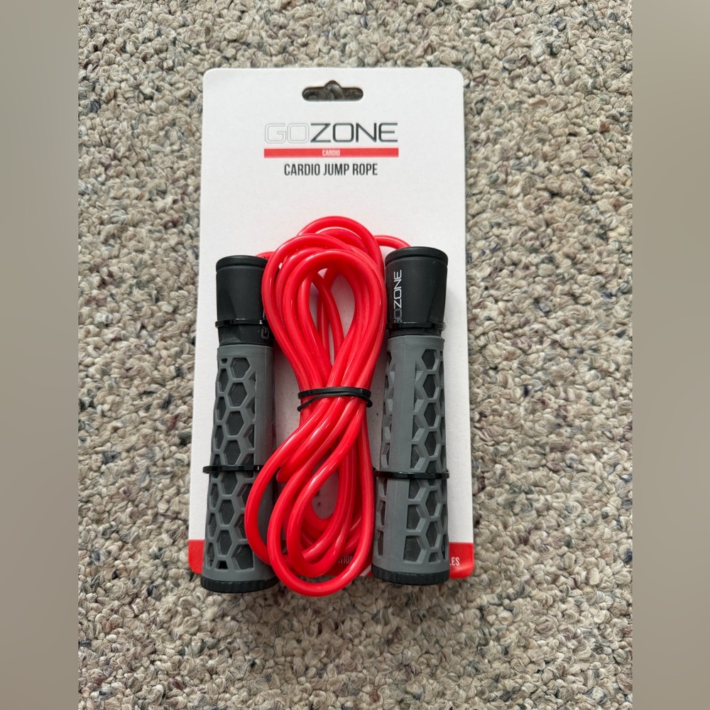NEW Go Zone Red Cardio Jump Rope